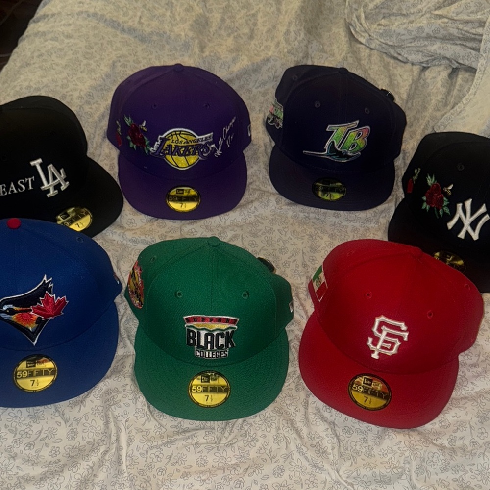 Colorful Baseball Caps Collection